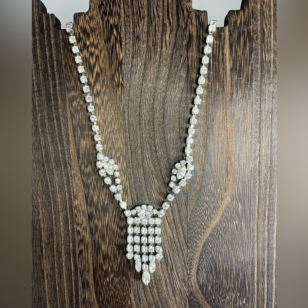 Vintage Kramer Rhinestone Necklace D6